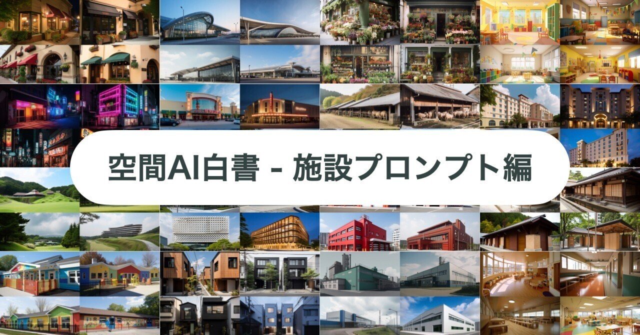空間AI白書 - 施設プロンプト編｜宮下巧大