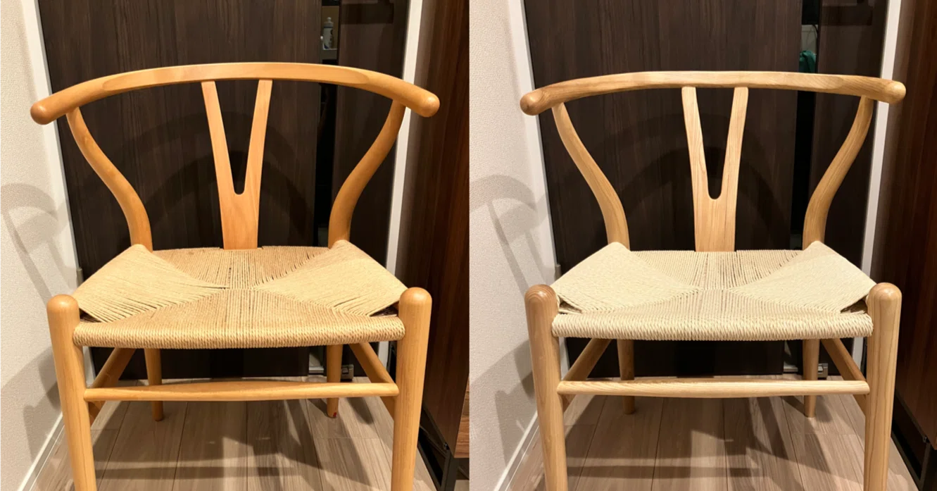 続・Yチェア】 正規品と格安リプロダクト2年使ってどうだった 続・Yチェア】 正規品と格安リプロダクト2年使ってどうだった