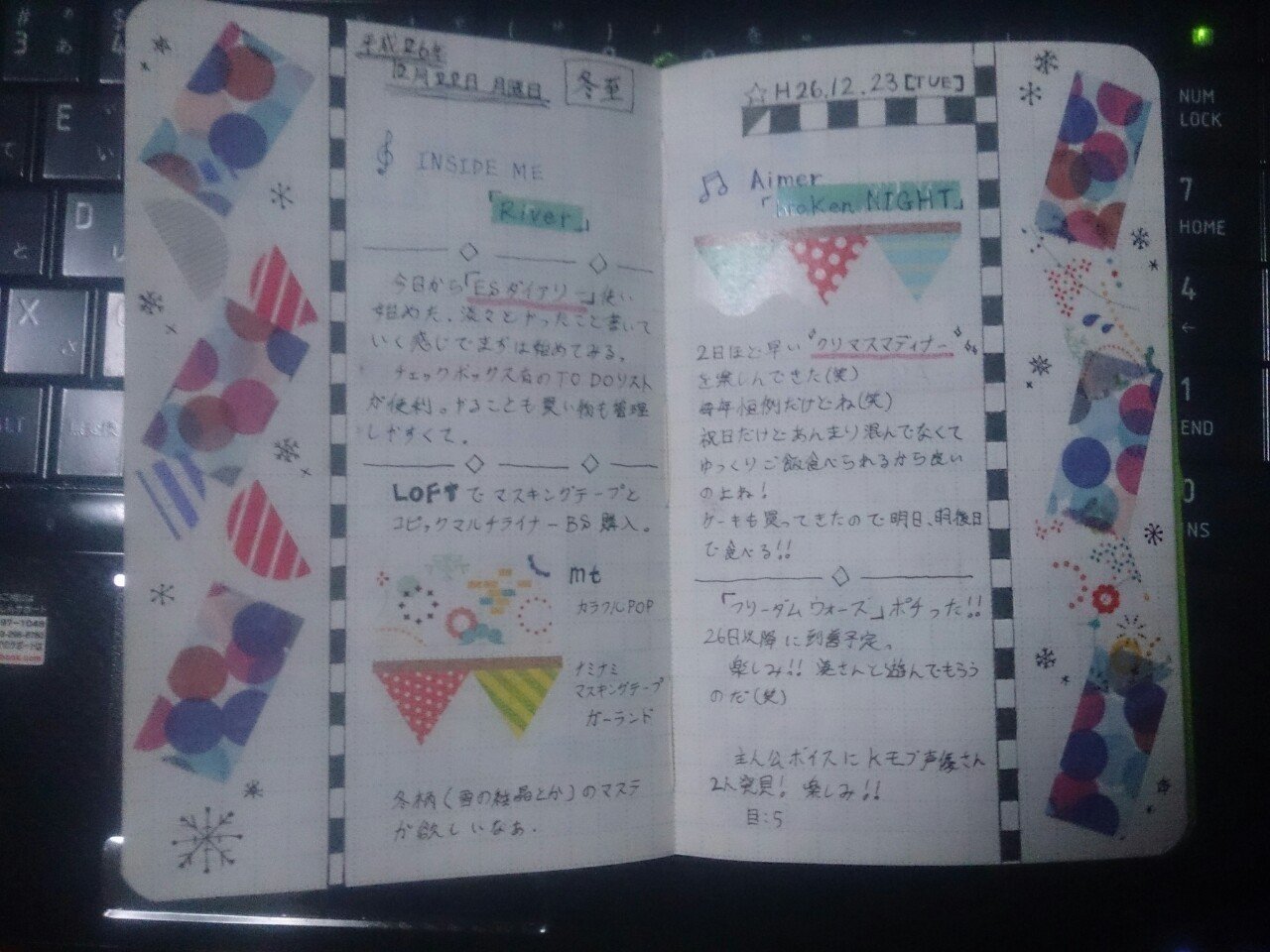 雑日記書き方メモ 有里 馨 Note