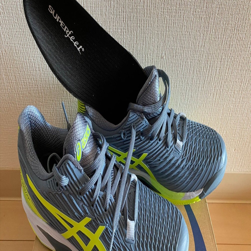 【シイヤ】アシックステニスシューズ(Super feet 付き) 道具】テニスシューズにスーパーフィート｜STSテニスラボ