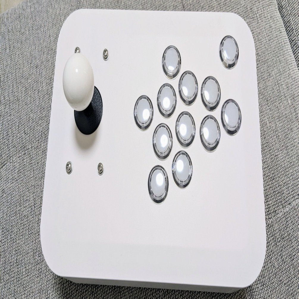 【ワンショット機】アーケードコントローラー　アケコン　ネモコン風ボタン配置　増設 ワンショット機】アーケードコントローラー アケコン ネモコン風