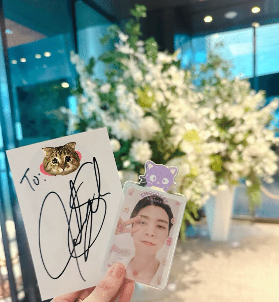 NCT127 ジャニーJOHNNY フリスビー サイン NCT127 ジャニーJOHNNY フリスビー サイン 003 JOHNNY #ジャニー