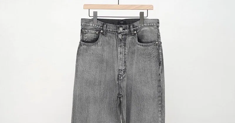 YLÈVE 13.5oz DENIM BAGGY FADE たまらなかっ サイズ4
