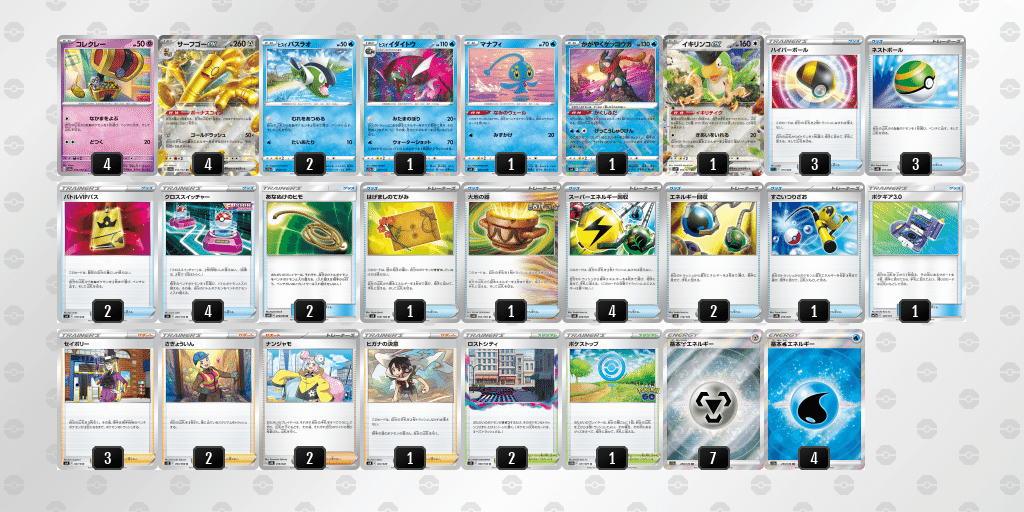 2024 S1シティ優勝+ベスト4】 サーフゴーex デッキ紹介 【無料】|K 2024 S1シティ優勝+ベスト4】 サーフゴーex デッキ紹介 【無料】|K