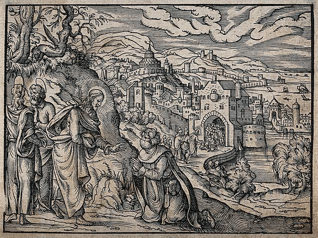 Biblia studere ルカ福音書ⅹⅹ、差し伸べて触れ｜harimako