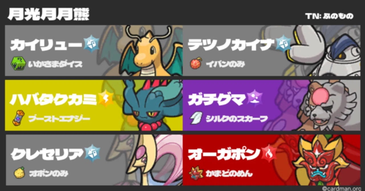 ポケモンSV シーズン11最終約R1850】月光月月熊対面｜ふのもの