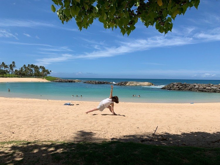ビーチでヨガを^ ^

身体を伸ばしました。

#ハワイ
#オアフ島
#ヨガ
