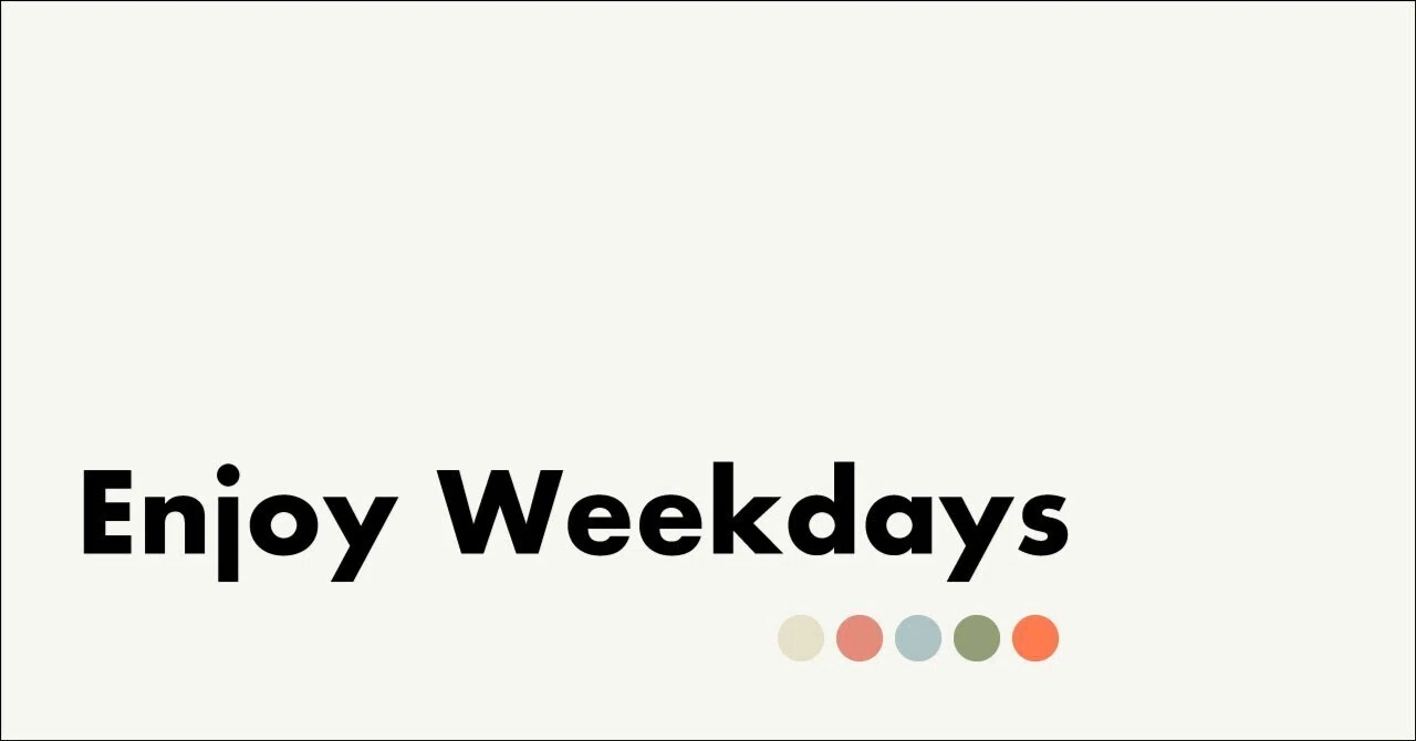 会社員の平日をたのしくする方法を本気で考える。｜タニレナ | STUDIO WEEKDAYS