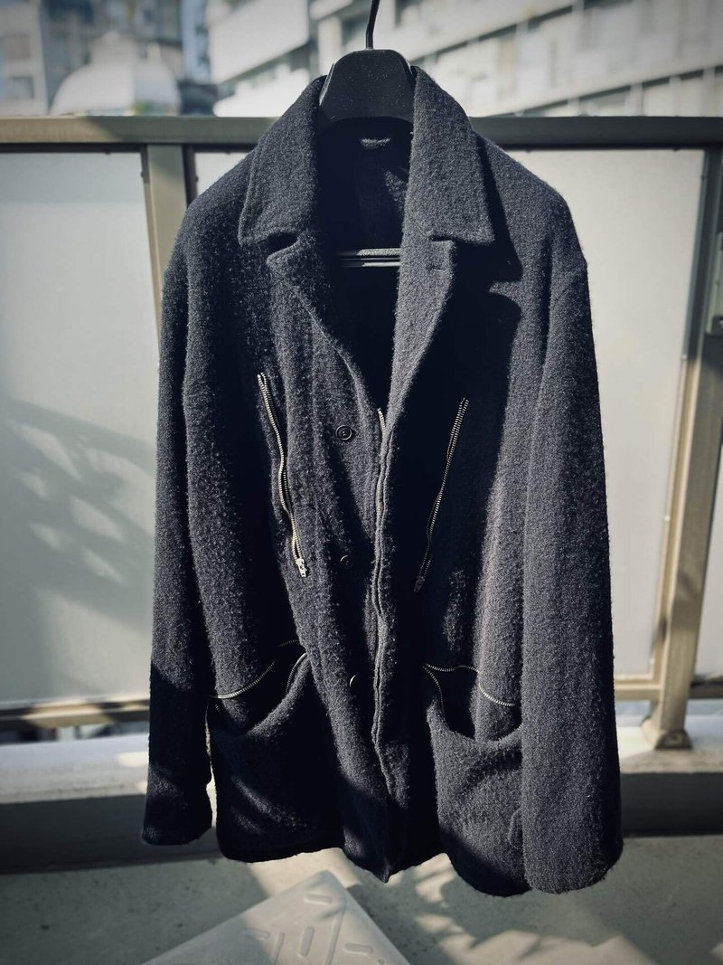 COMOLI 23AW Y03-01010 縮絨ウール こわばり ミリタリージャケット