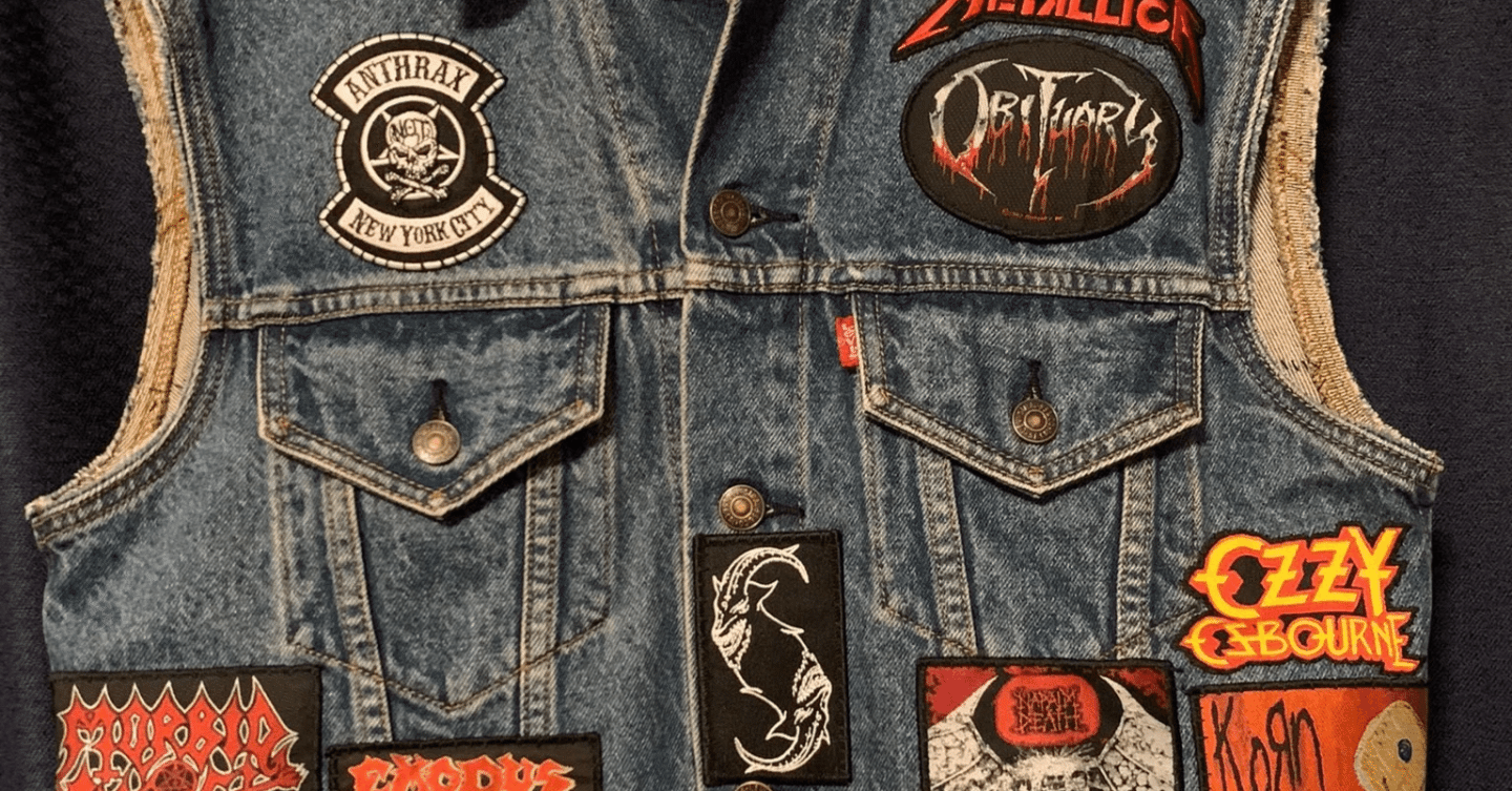 レア/M バトルジャケット メタル パッチGジャン ANTHRAX ビンテージ