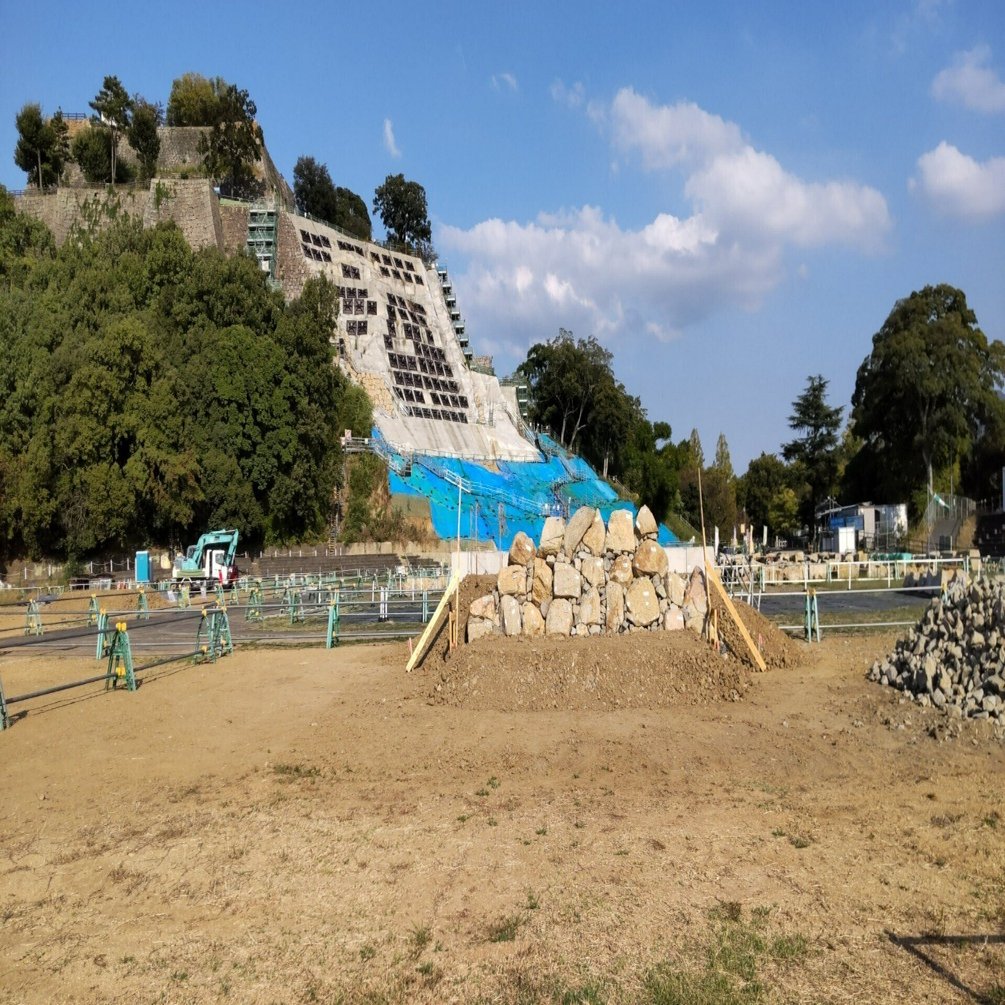 □ドボクスキーの旅 in 香川□④丸亀城の災害復旧工事を見学する