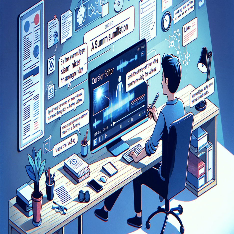 Cursorエディタを使って動画内容を要約して時短、長文のプロンプトも