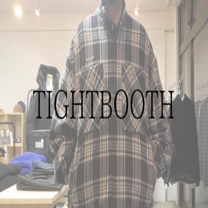 TIGHTBOOTH | タイトブースからPLAID FLANNEL SWING TOP | チェック 