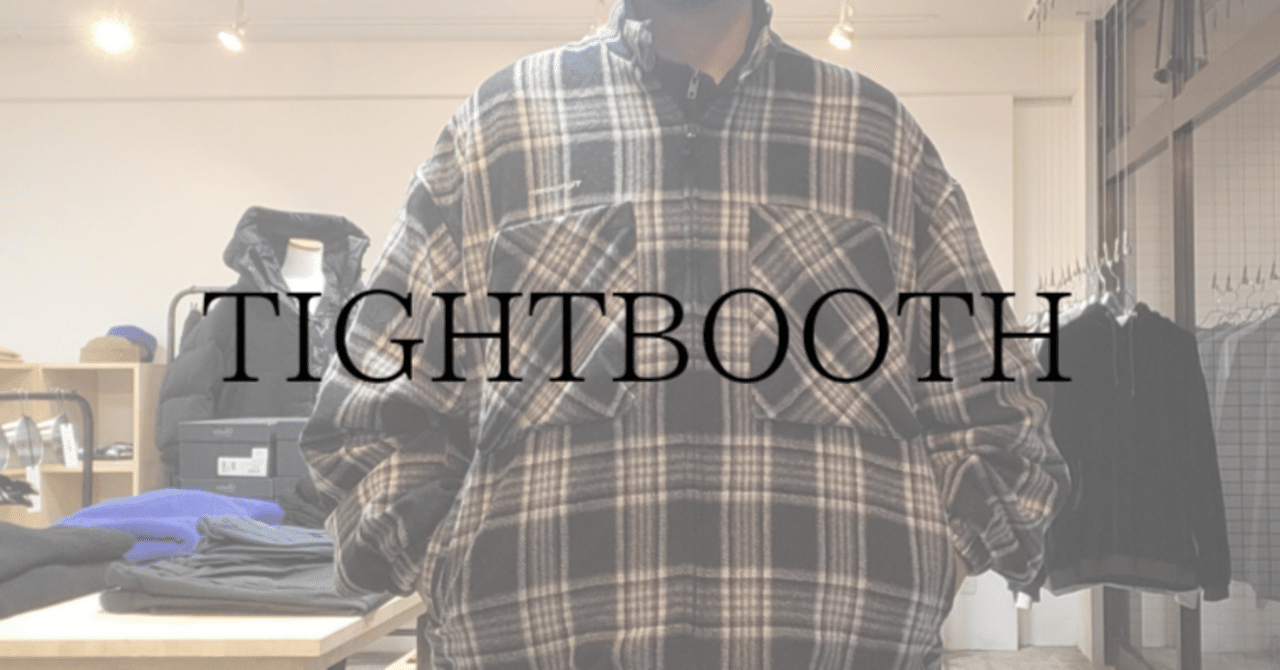 TIGHTBOOTH | タイトブースからPLAID FLANNEL SWING TOP | チェック