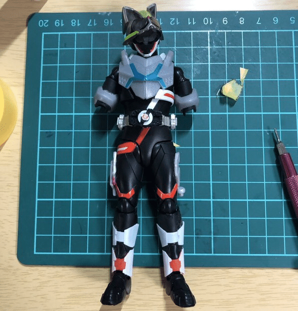 仮面ライダータイクーン ブジンソード S.H.Figuartsで作った制作過程｜よね