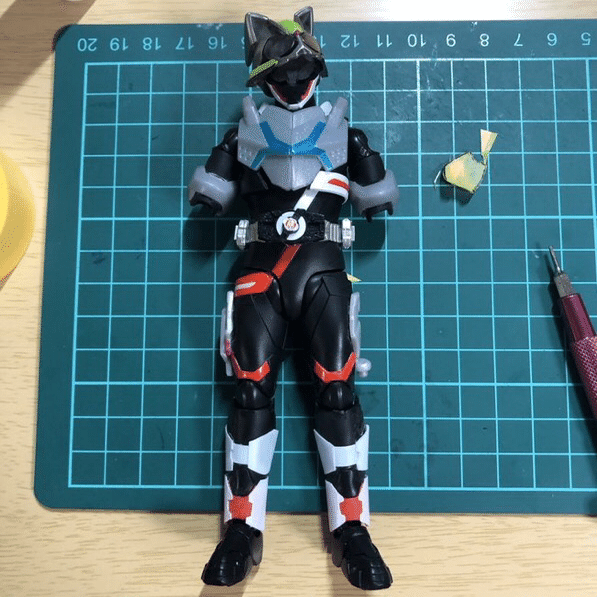 仮面ライダータイクーン ブジンソード S.H.Figuartsで作った制作過程｜よね
