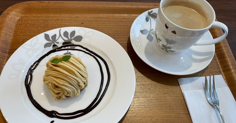 「東京インテリア 福島店」にある『MOA cafe』のケーキセット