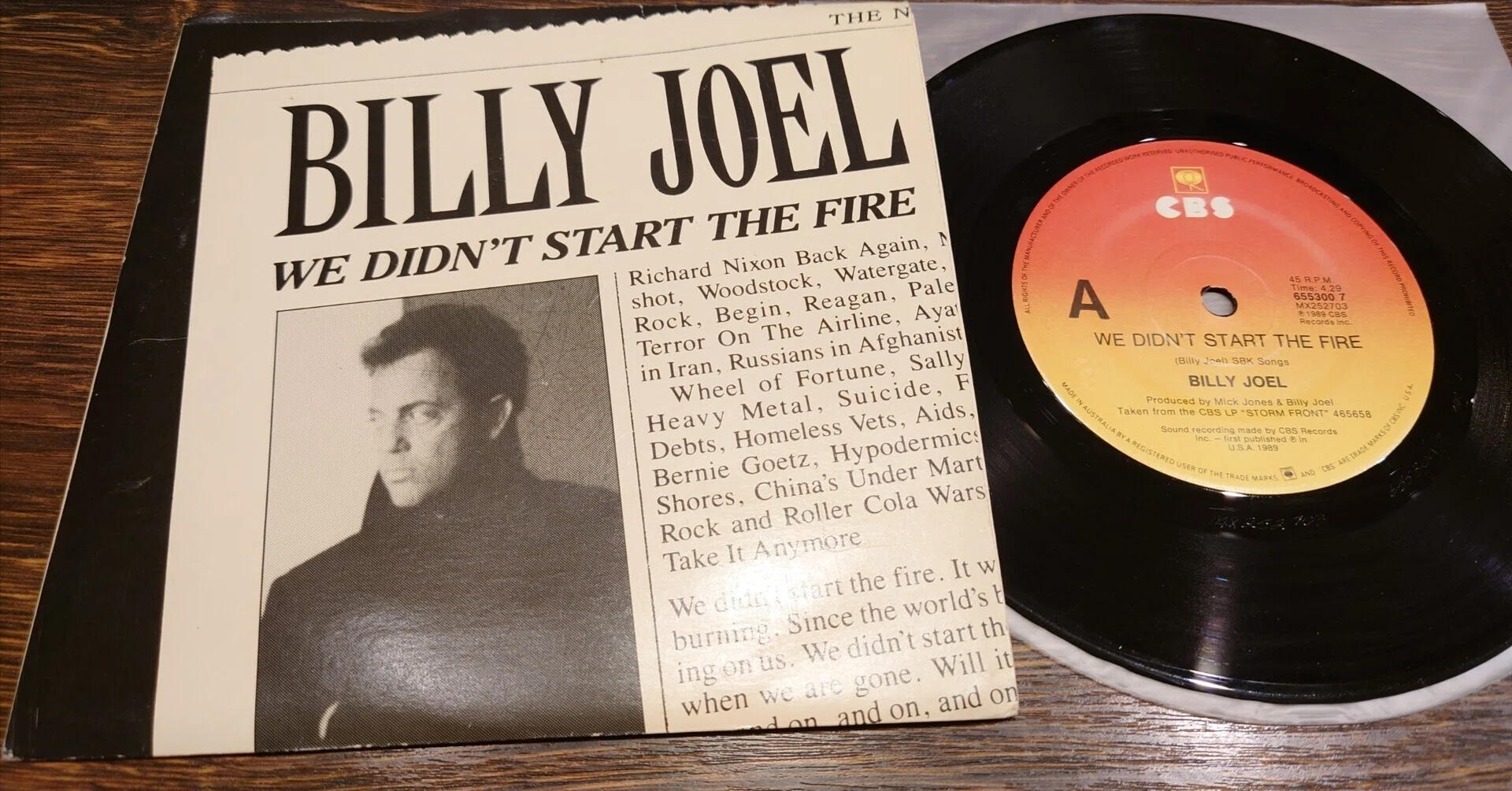 Billy Joel アナログレコード 7作品セット 7-inch Record Specialty Shop Notes 378: Billy Joel｜タカヤマ 元