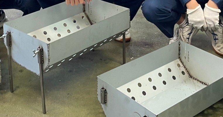 久慈工祭バーべーキューコンロ「やきすぎくん」製作支援事業｜岩手県立