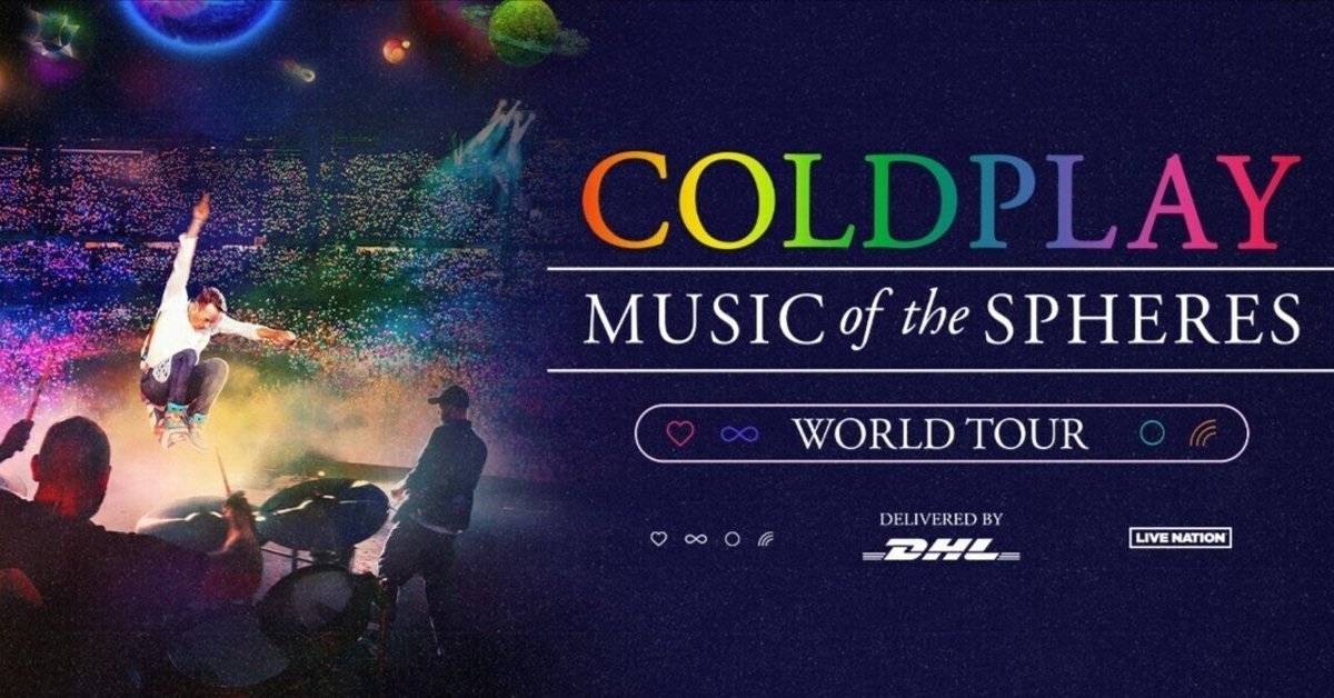 Coldplay MUSIC OF THE SPHERESWORLD TOUR in 東京ドーム