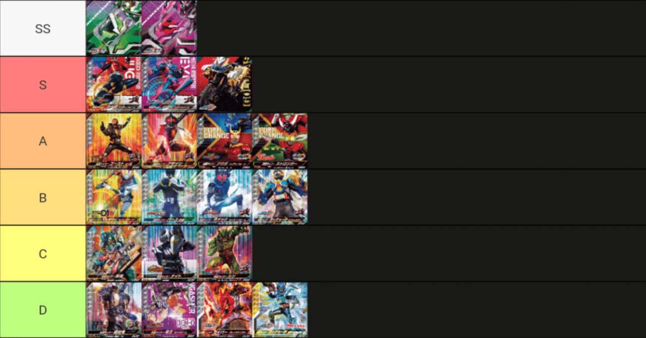 ガンバレジェンズ】SRCPで使えるカード集vol.1｜もとはる⚔カード系など