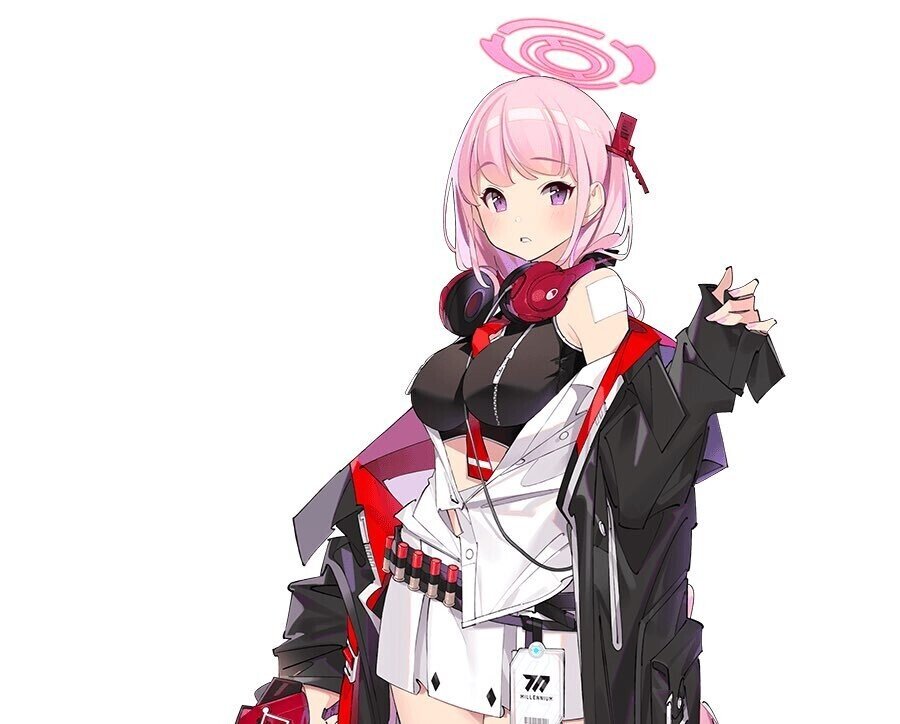 中国版ブルアカのエイミの服に修正が入った。 布が増えた分チャックが