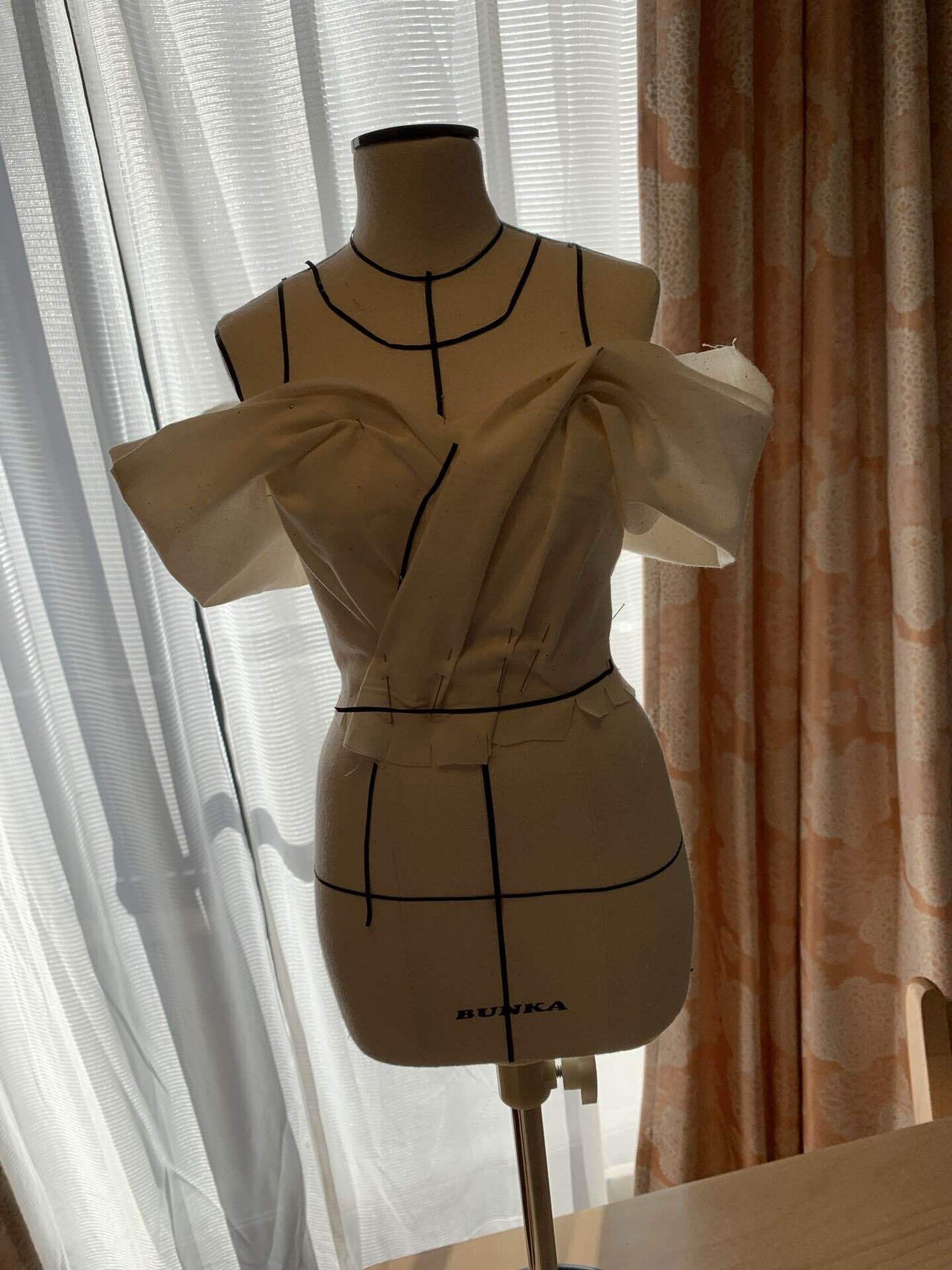 学生応援] BUNKA マネキン 布製 ベージュ