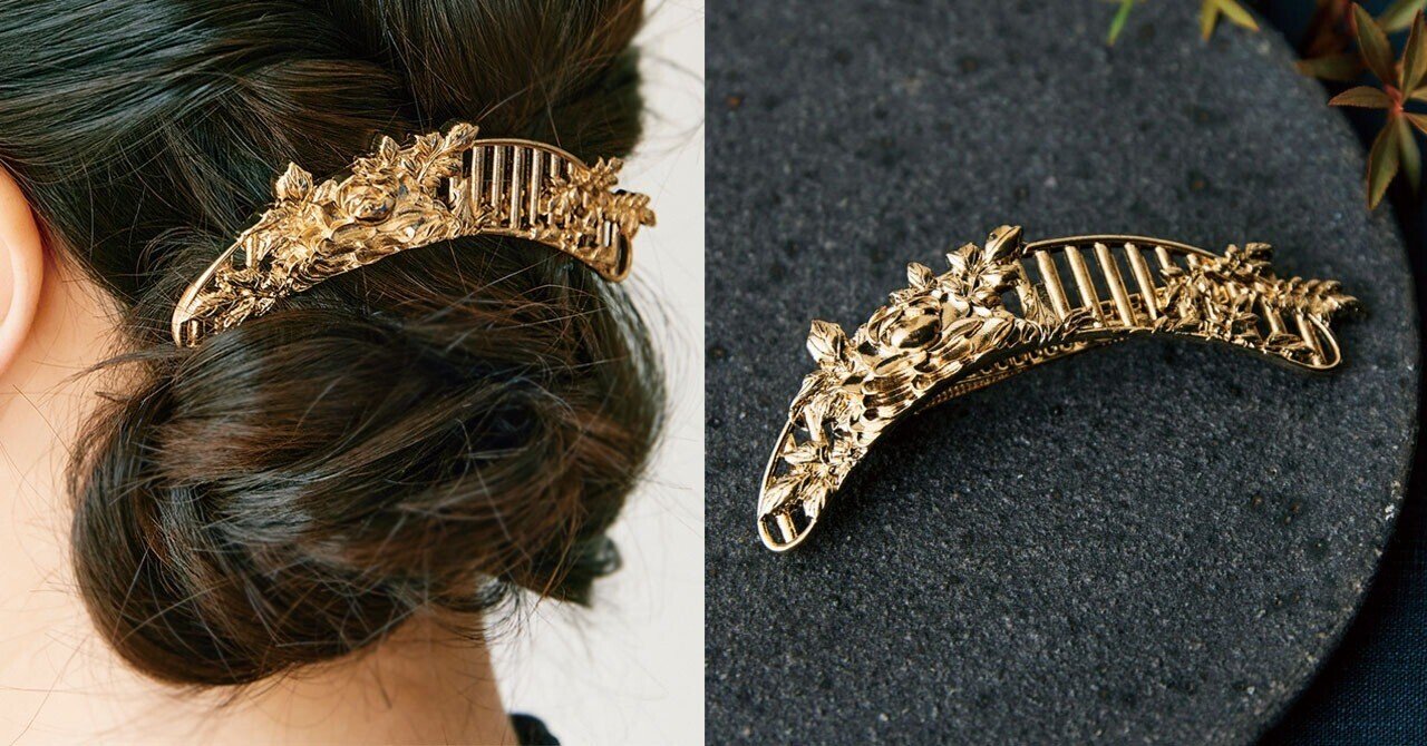 北斎が描く花が髪に咲く。天才絵師がデザインした図案から生まれた