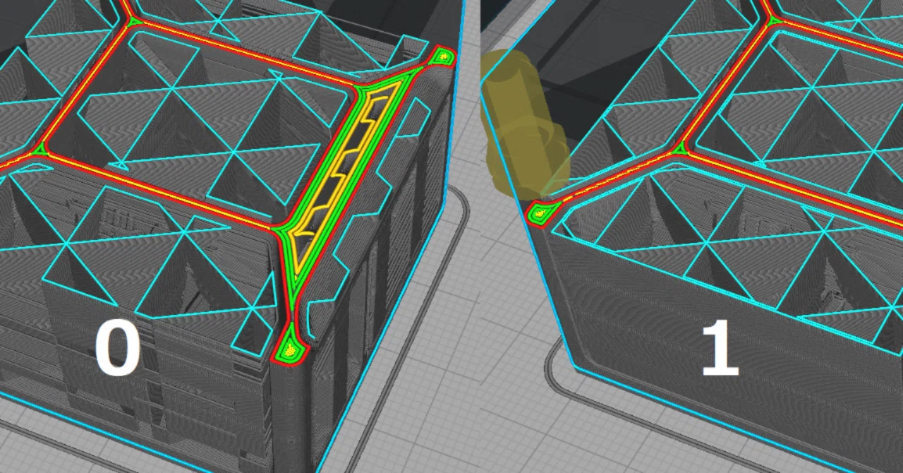 FFF3Dプリンタのサポート材のスライス設定に真正面から取り組む【Cura