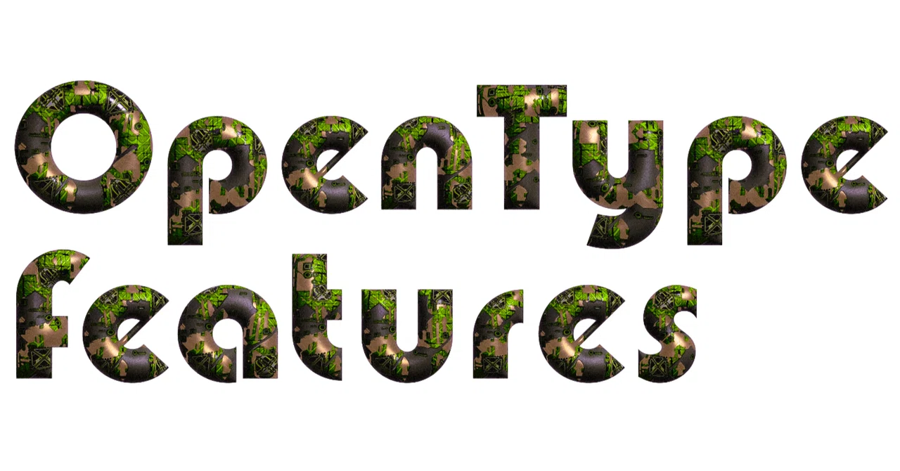 Opentype Features Test あまりにもやっかいなOpenType Features|hide