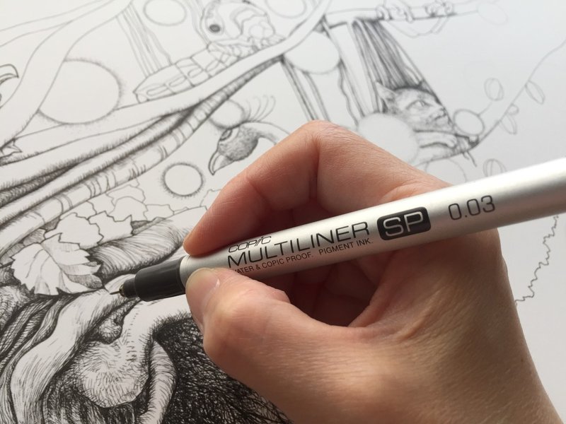 ドローイングペンで描く アユミ 絵描き Note ドローイングペンで描く アユミ 絵描き Note