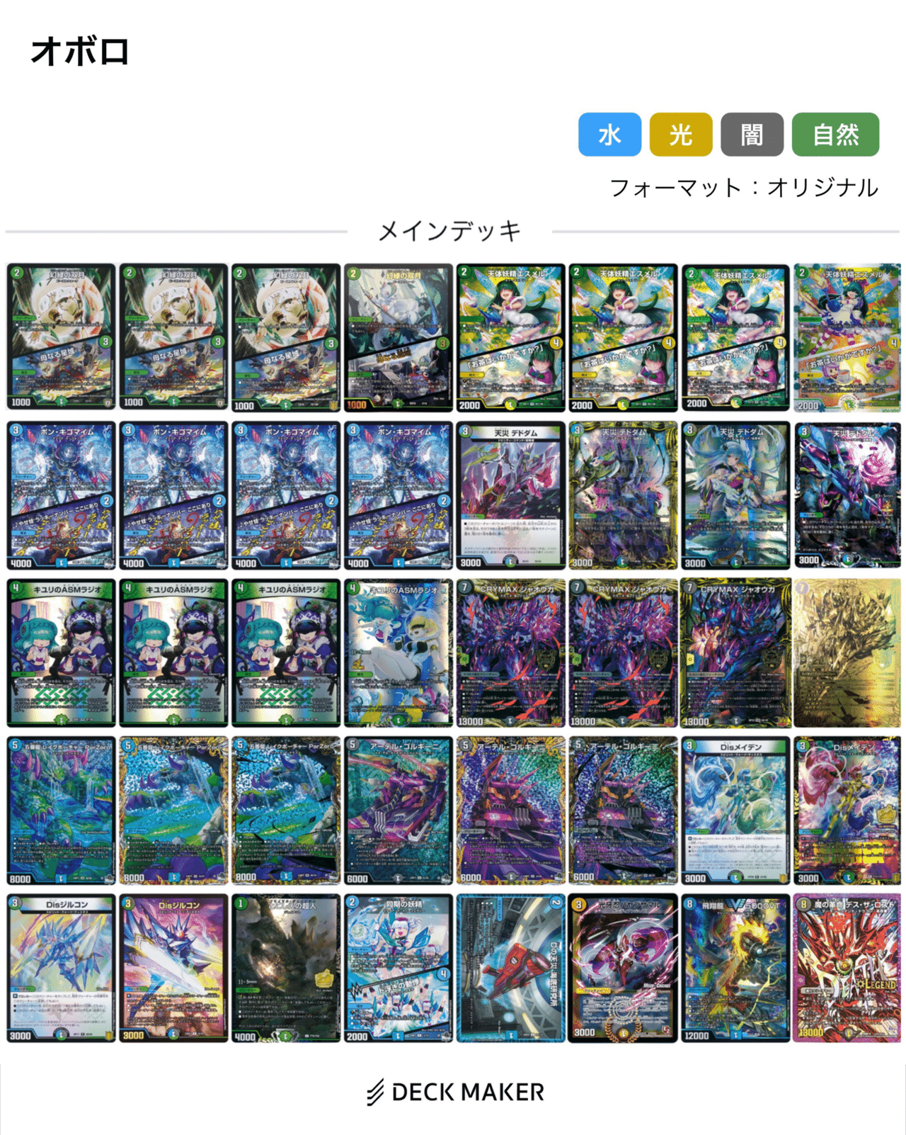 アナカラージャオウガデッキ 改造パーツあり。 アナカラージャオウガデッキ 改造パーツあり。 - メルカリ