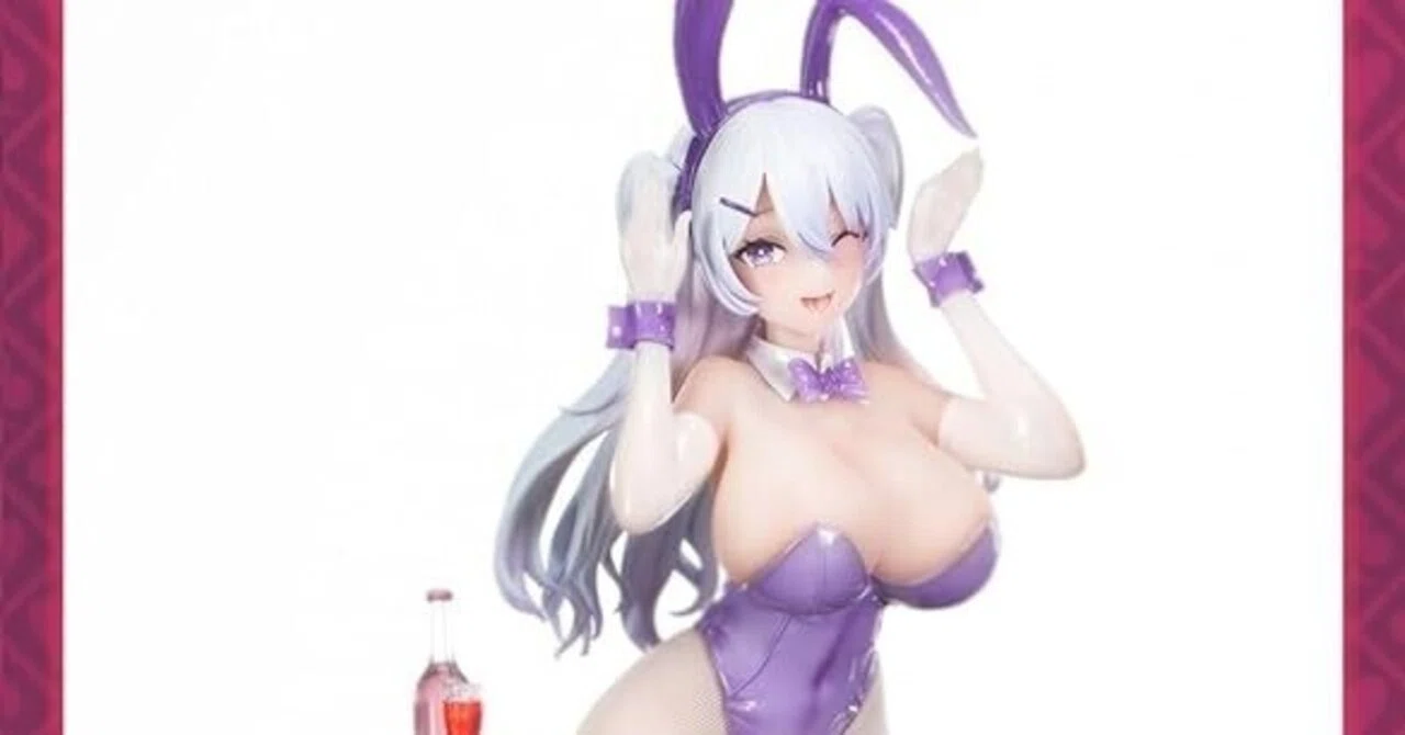 ご紹介】バニーガール：シア illustration by 朝凪 全高約280mm（台座 