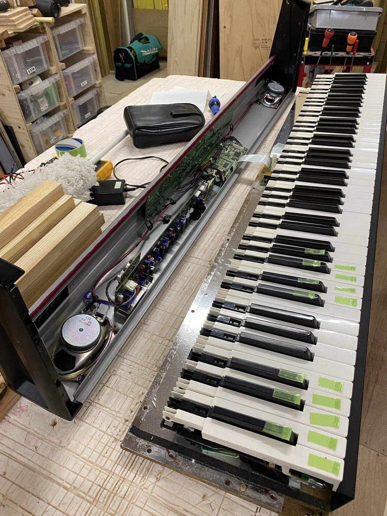 Roland FP-2の鍵盤修理｜せいのじ