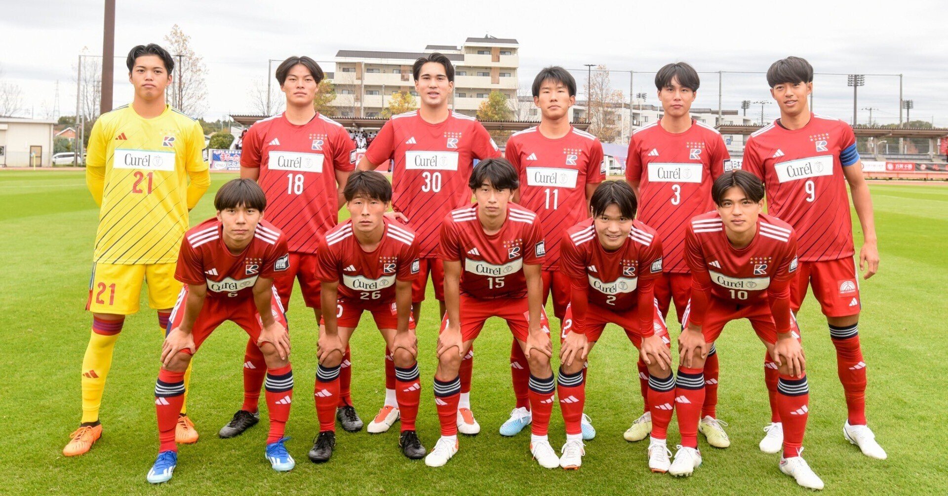 流経大RKU サッカージャージ上下Oサイズ大学サッカー