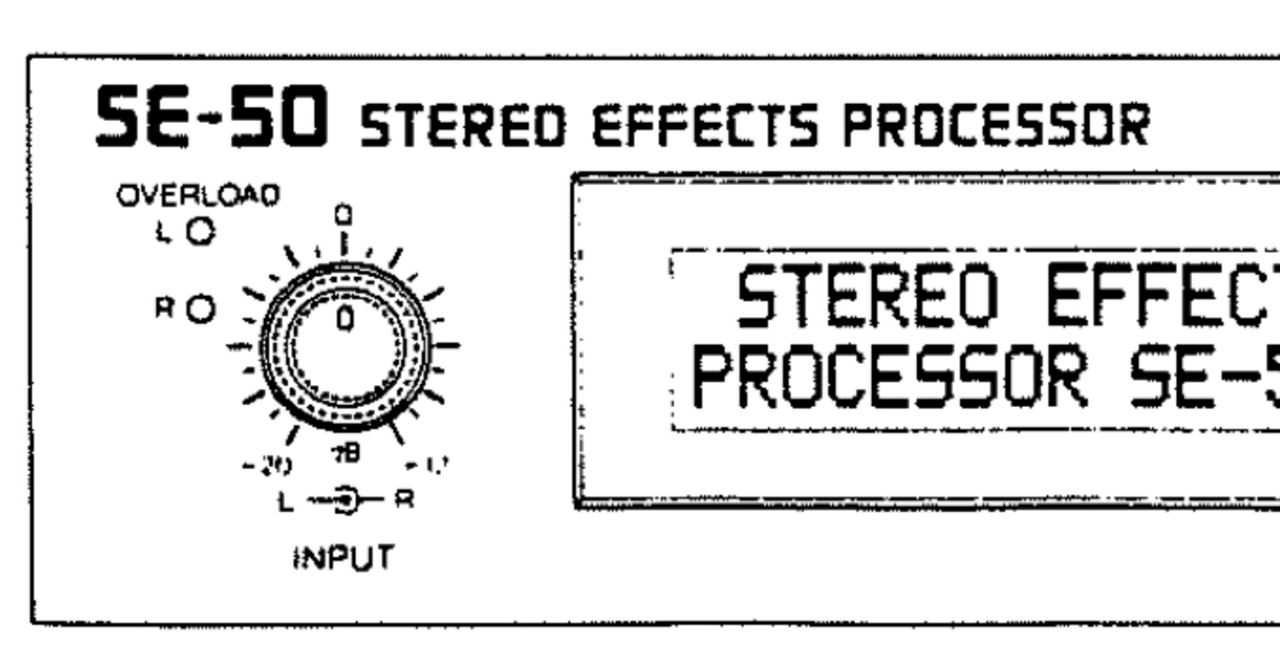 MIDI虚無機材史 #2 BOSS SE-50 (1990年）｜BS6743