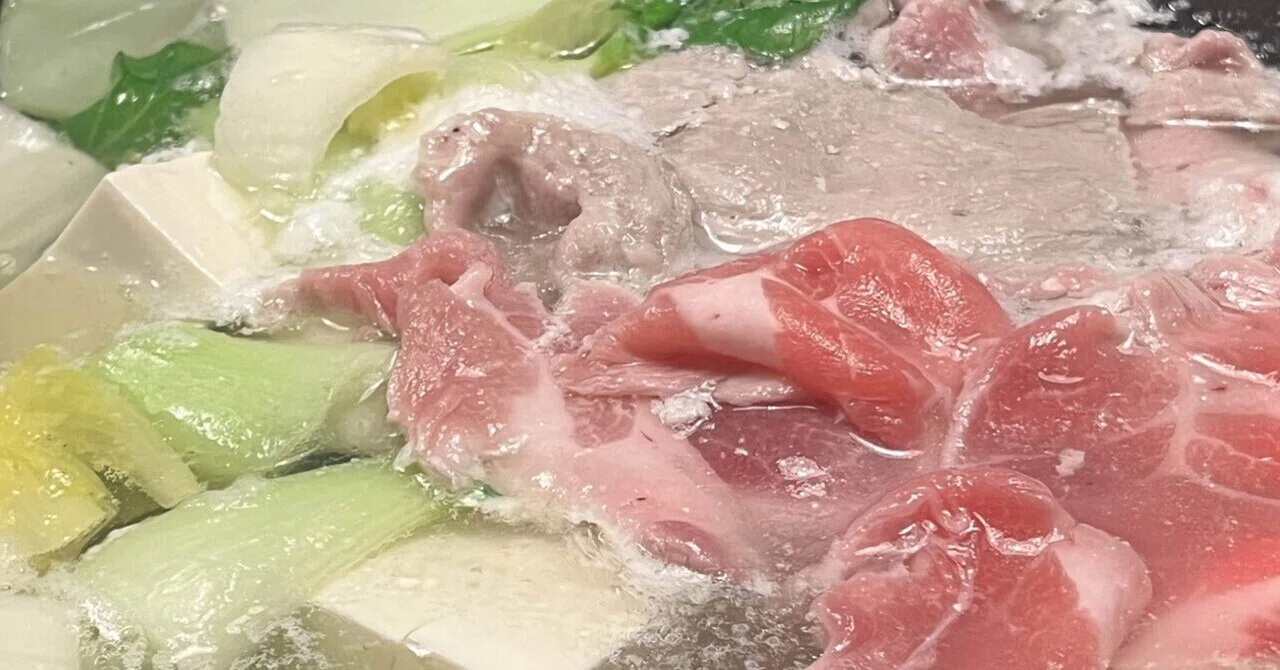 [Overseas Single Father Diary] Buying Enoki in Pasing and Making Shabu ...