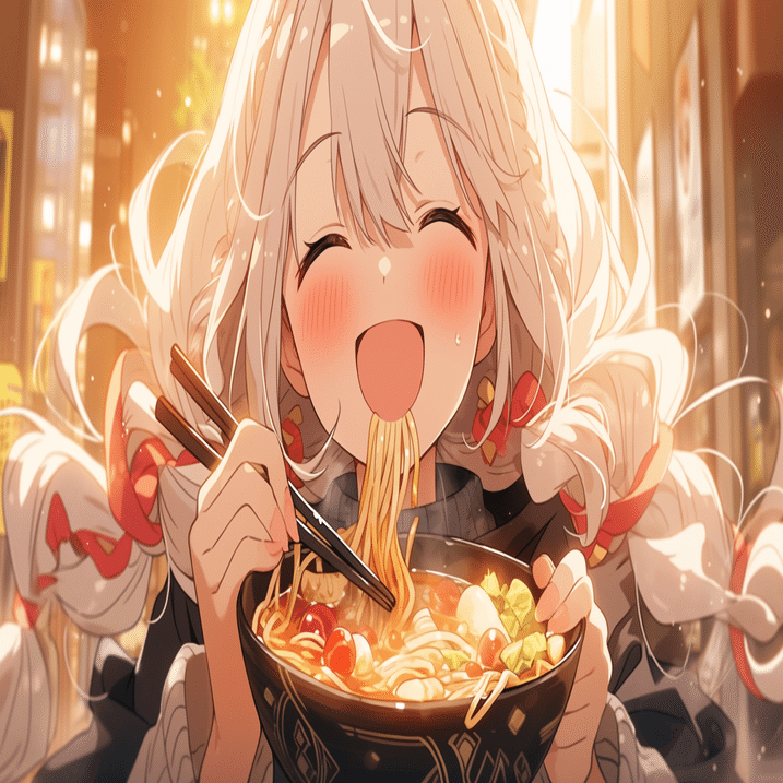 久しぶりにNijiJourneyに麺ものを描かせてみる｜白井暁彦 aka しらいはかせ