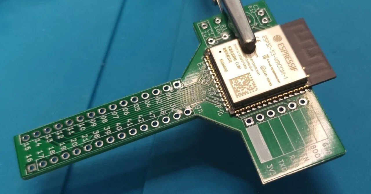 ESP32-S3のDIP化~KiCadで4層基板を製作|鶴見六百 ESP32-S3のDIP化~KiCadで4層基板を製作|鶴見六百