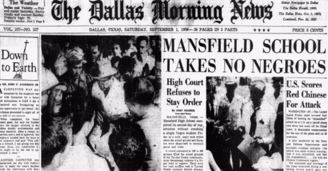 語り継ぐべきアメリカ南部黒人公民権運動史「マンスフィールド