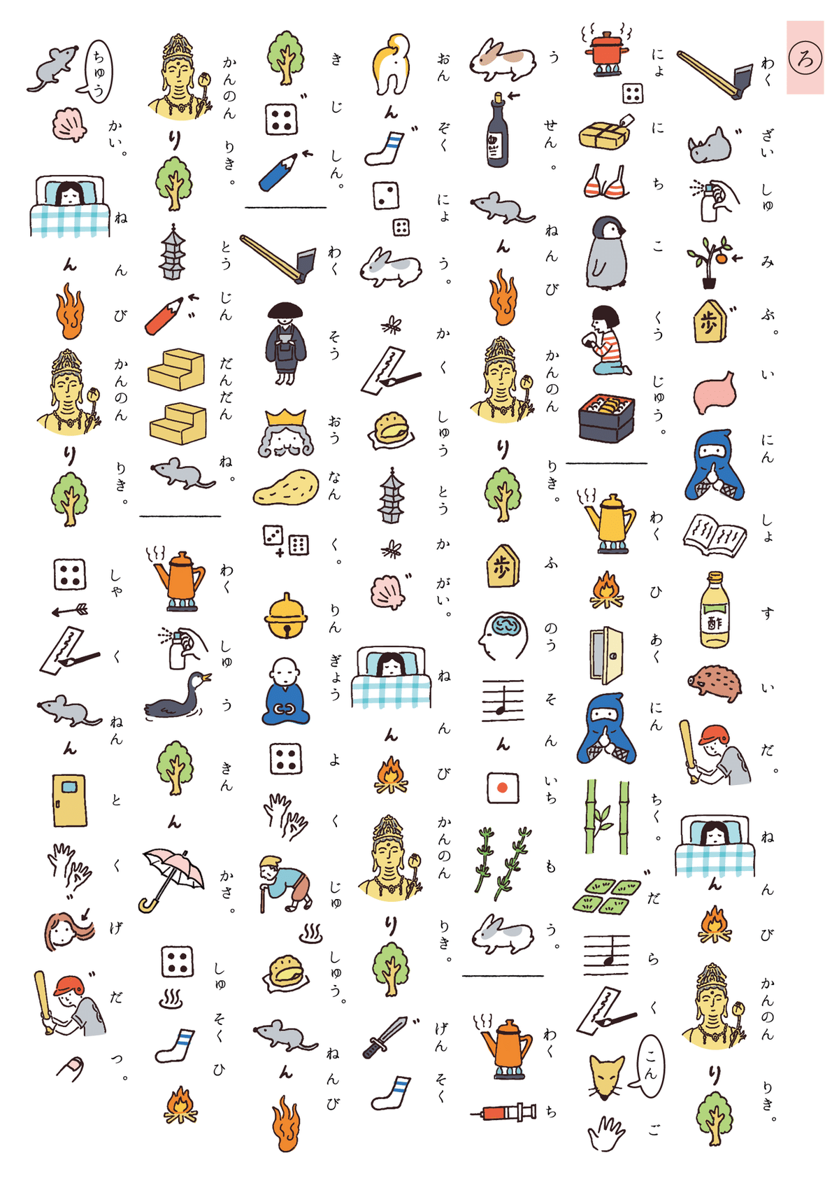 絵・観音経偈(2022追記あり)。|haniho_kum 絵・観音経偈(2022追記あり)。|haniho_kum