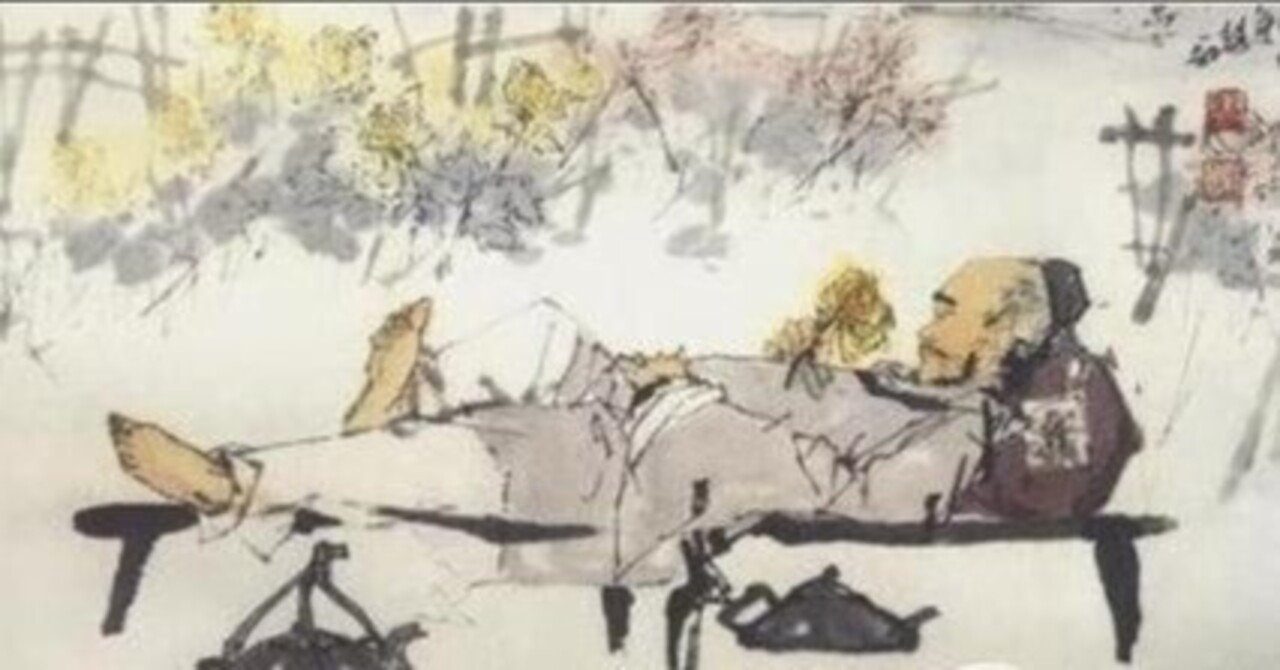 宋紫岩 水墨画 釣り人 漢詩付き（牧谿 | 日本歴史的人物伝）