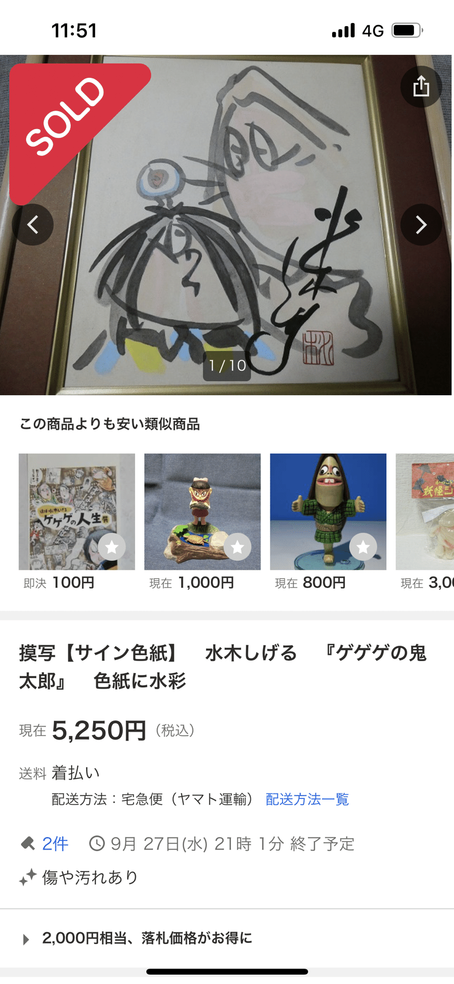 偽物サイン①荒木伸吾.水木しげる.白士三平先生usi画伯｜偽造屋