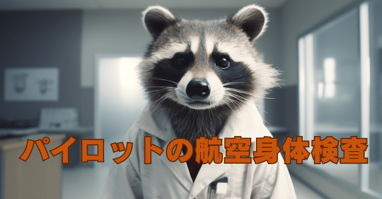 完全解説】パイロットの航空身体検査｜あらいぐま機長