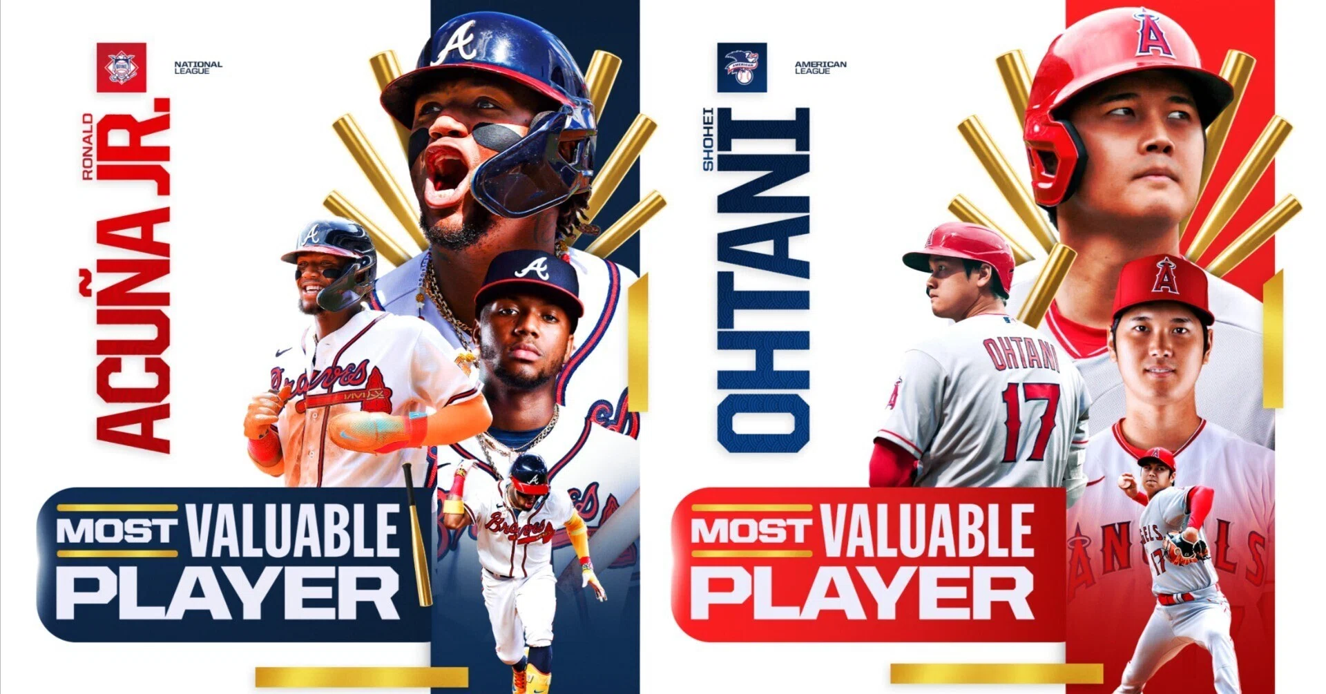 AL大谷、NLアクーニャJr：2023年MLBのMVP投票結果より｜Takayuki Shimakura