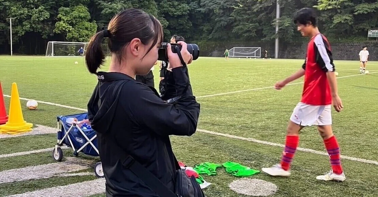 はじめまして」 1年 藤田彩佳｜中央大学学友会サッカー部[公式]