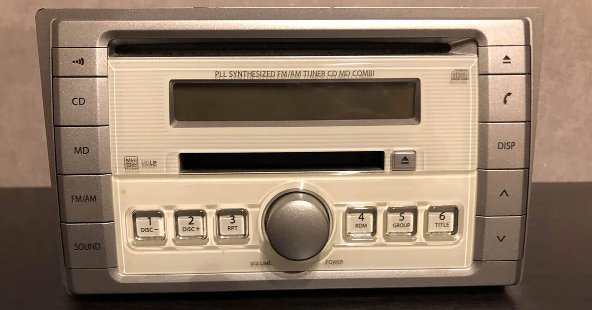 値下げ！525i ABA-NU25 純正 オーディオ CD エアコンパネル