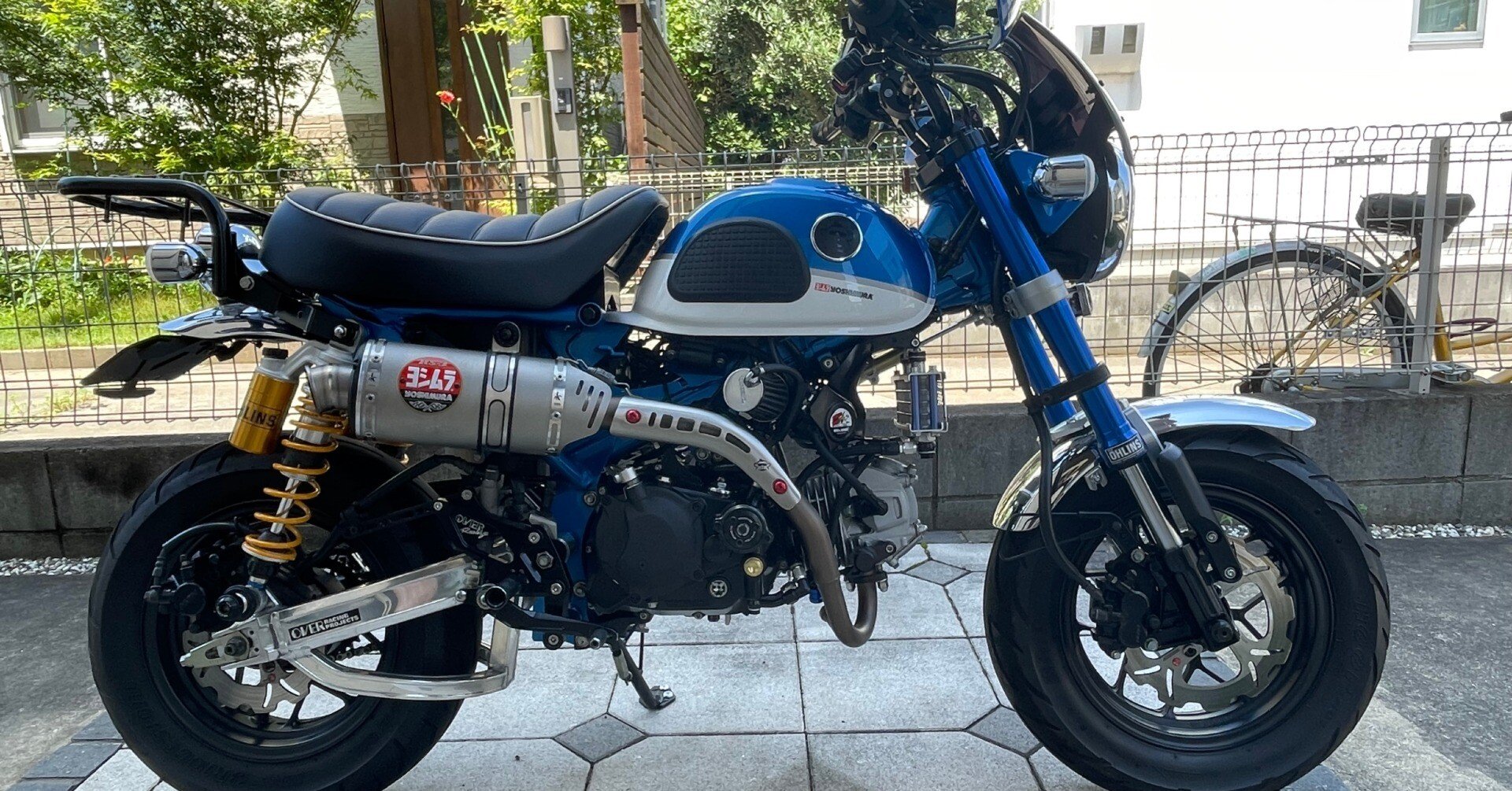 HONDA モンキー125 20年式低走行 ブルー ホンダ「モンキー125」（2020