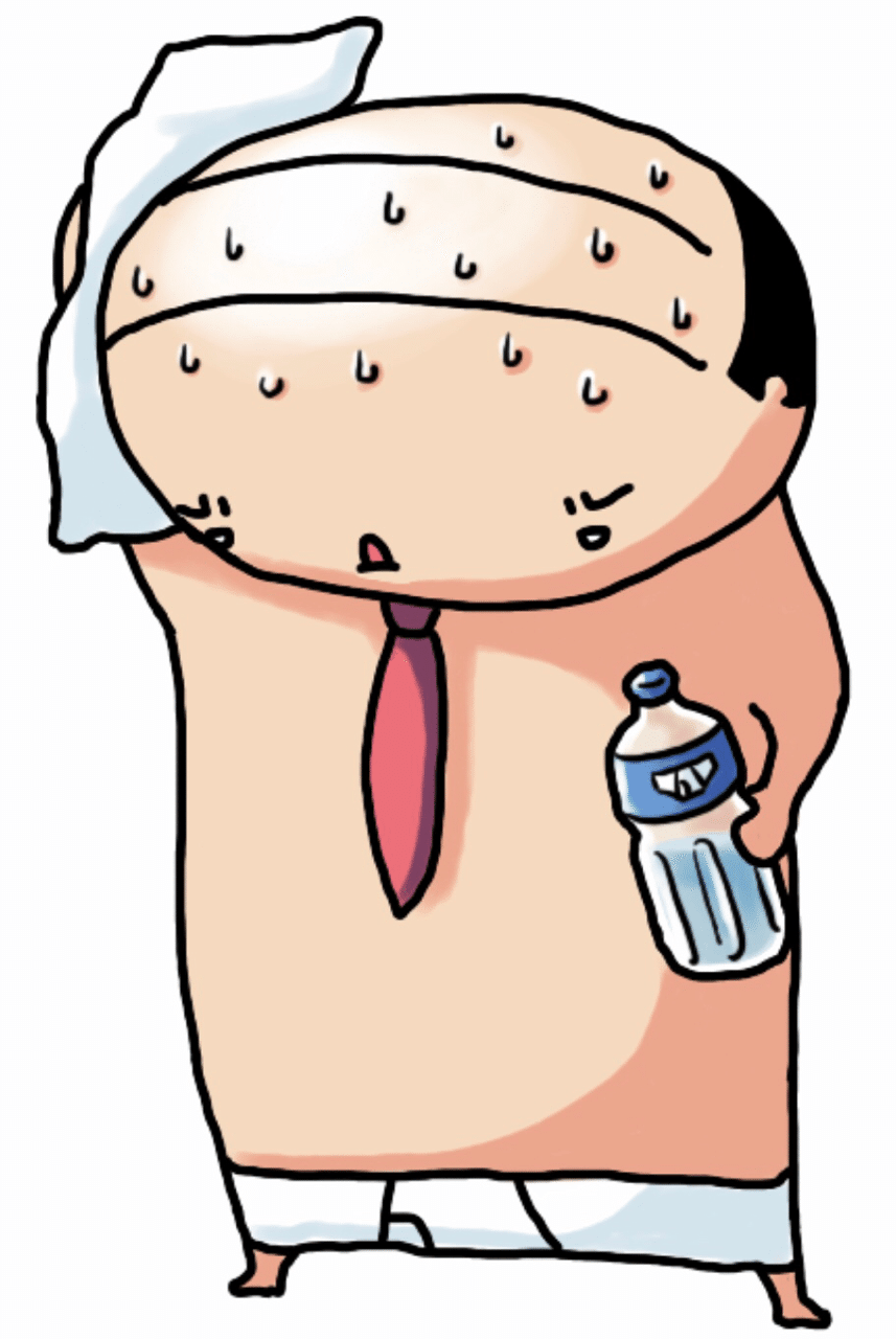熱中症おじさん ふじ ラクガキ人 Note 熱中症おじさん ふじ ラクガキ人 Note
