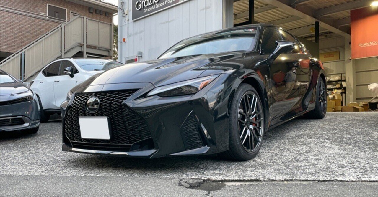 IS500 ドアミラー ブラックガーニッシュ